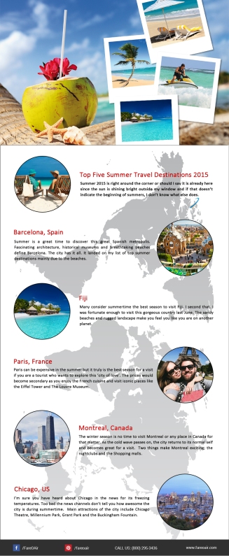 Top 5 Summer Travel Destinations